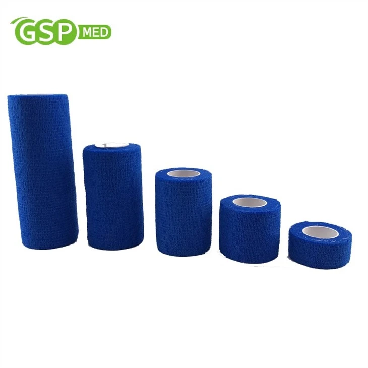 Hot Sale GSPMED Breathable Easy Tear Compression Cohesive Bandage